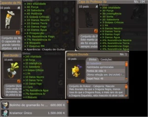 [Spiritia] IOP 199 COM SET+SCROLL+EXTRAS - Dofus