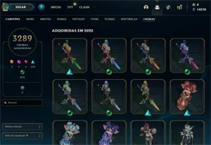 Conta LOL, CONTA RIOT, 1353 skins, 3289 cromas, MMR de GM. - League of Legends