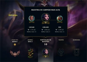 3 SMURF 13 CONTO - League of Legends LOL