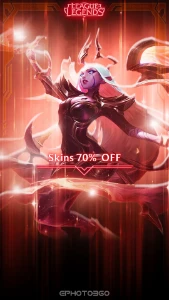 Skins League Mais Baratas 70% OFF |Envio Instantâneo 🟩 - League of Legends LOL