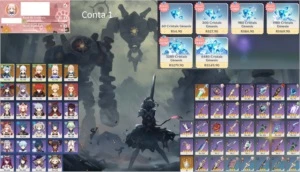 ar 56 eula ayaka kazuha kokomi jean c1 diluc c1 mona keqing - Genshin Impact