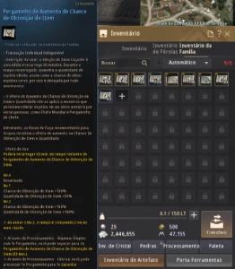 CONTA BDO -300 PA - 686 GS, Unicórnio, POT infinita, c10 - Black Desert