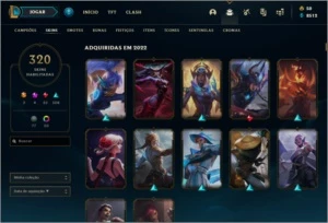 CONTA LOL 320 SKINS - D3 - PROMOÇÃO! - League of Legends