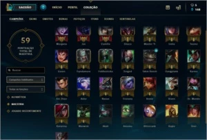 Conta platina 5 smurf com MMR alto - League of Legends LOL