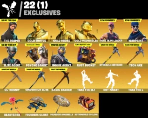 Conta fortnite rara C/ salve o mundo (177 SKINS)