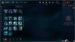 Conta de lol platina 2, 50 skins e mais da metade dos champ - League of Legends