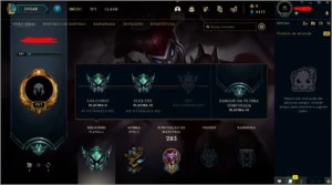 Conta de lol platina 2, 50 skins e mais da metade dos champ - League of Legends