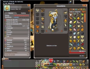 vendo conta enutrof full sorte com set e mont, lvl 133 - Dofus