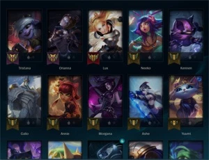 gold season passada, skins tristana lux neeko - League of Legends LOL