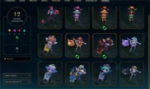 gold season passada, skins tristana lux neeko - League of Legends LOL
