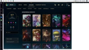 CONTA LOL LEVEL 72 + 27 SKINS E LUX ELEMENTALISTA - League of Legends