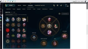CONTA LOL LEVEL 72 + 27 SKINS E LUX ELEMENTALISTA - League of Legends