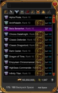 Conta AQW 11anos com NSOD, VHL, LR, VOT E MUITO MAIS - Adventure Quest World