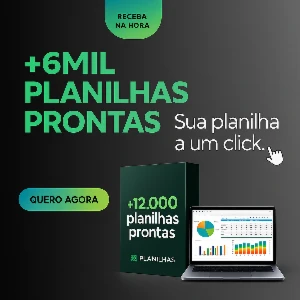 +6000 Planilhas Excel Profissionais e Editáveis - Outros