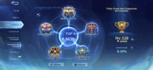 Conta Mobile Legends mais de 500 skins