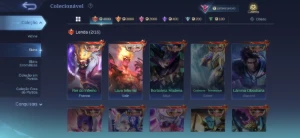 Conta Mobile Legends mais de 500 skins