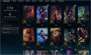 CONTA LOL 58 SKINS + 62 CHAMPIONS + 99 PONTOS DE PRESTÍGIO - League of Legends