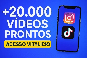 💎 Pacote Diamante: +20.000 Vídeos Virais envio automát– Env