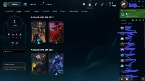 CONTA LOL  (PLATINA) - League of Legends