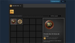 conta steam 5/10 anos - Counter Strike CS