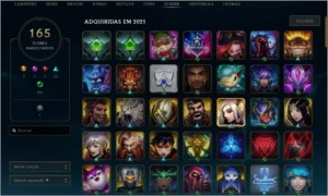 CONTA LOL PLATINA 3 TODOS CAMPEÕS +106 SKINS - League of Legends