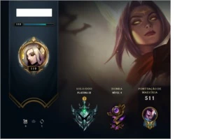 CONTA LOL PLATINA 3 TODOS CAMPEÕS +106 SKINS - League of Legends