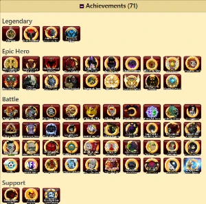 Conta Com Rgow + Forge ( Faltando Acheron E Ravenous) - Adventure Quest World AQW