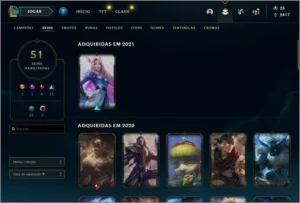 Conta League Of Legends Unranked - NV139 - PLAT 4 S10 barata LOL