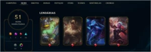 Conta League Of Legends Unranked - NV139 - PLAT 4 S10 barata LOL