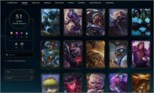 Conta League Of Legends Unranked - NV139 - PLAT 4 S10 barata LOL