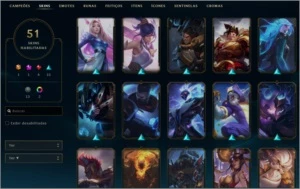 Conta League Of Legends Unranked - NV139 - PLAT 4 S10 barata LOL