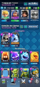 Conta Clash Top Arena 17 - Clash Royale
