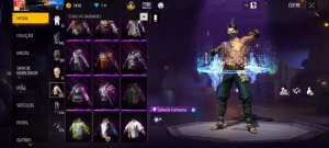 Conta free fire 6 anos nível 72 com top criminal dourado