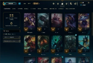 Bronze 4 com 21 Champs e 2 Skins - League of Legends LOL
