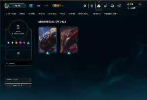 Bronze 4 com 21 Champs e 2 Skins - League of Legends LOL