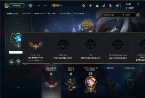 Bronze 4 com 21 Champs e 2 Skins