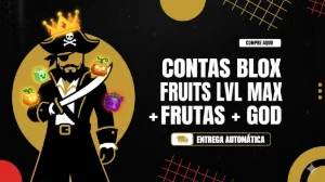 Contas Blox Fruits Lvl Max +Frutas + Goddiamante Dinâmico - Roblox