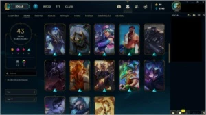CONTA LOL - OURO 4 - League of Legends