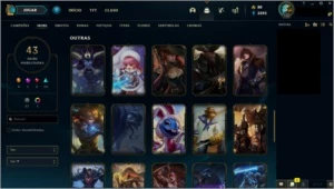 CONTA LOL - OURO 4 - League of Legends