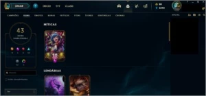 CONTA LOL - OURO 4 - League of Legends