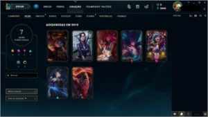 CONTA LOL PLAT IV/ GARANTA SUA SKIN VITORIOSA -- 35 CAMPEOES - League of Legends