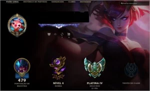 Vendo Conta 200 Skins Borda Diamante Nível 105 - League of Legends LOL