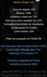 Megamu Itens Elf Topados - All Set + Bow + Quiver + Seeds - MU Online