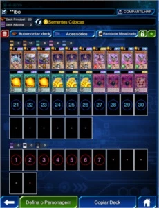 Conta Duel Links deck mecanismo antigo p2w - Outros