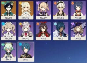 AR35 - Todos Anemos, Geodos e Refis de Resina Para Farm AR40 - Genshin Impact