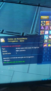 Conta Ladmo Omega Com Item Do Ox + Omega Já Feito - Digimon Masters Online