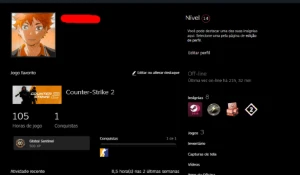 Conta Prime + Level 20Gc Gamersclub - Counter Strike CS