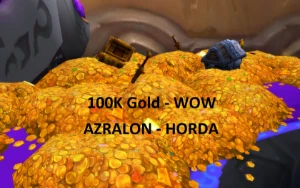 GOLD WOW AZRALON HORDA 100K - Blizzard