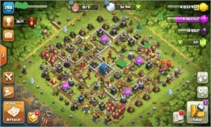 Vila CV 12 Antiga - Clash of Clans