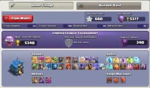Vila CV 12 Antiga - Clash of Clans